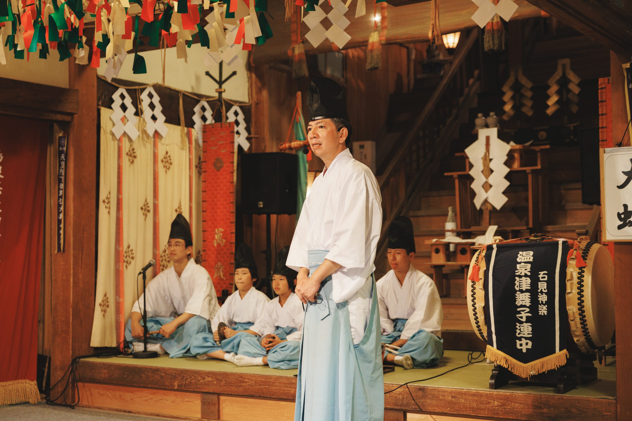 Iwami Kagura dance performance