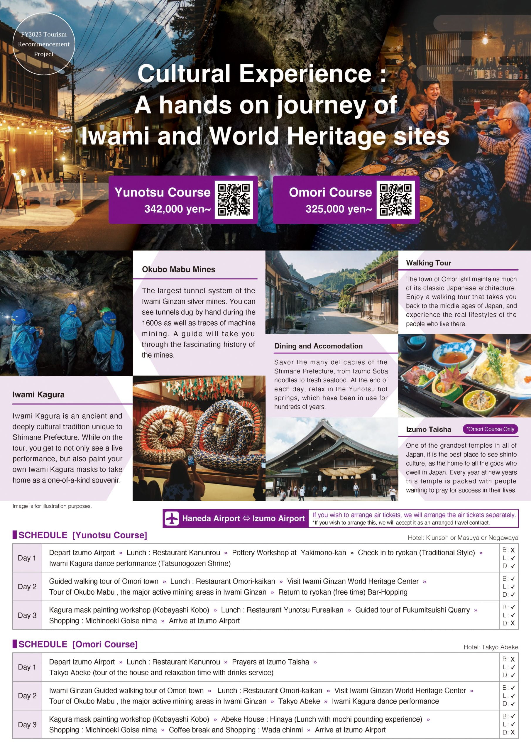 Cultural Experience : A hands on journey of Iwami and World Heritage sites